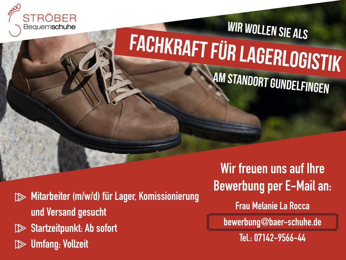 #0011 - Wir wollen Sie als Fachkraft für Lagerlogistik am Standort Gundelfingen Haltbare Schuhe, Lederschuhe, Braun, Schnürschuhe, Gummisohle